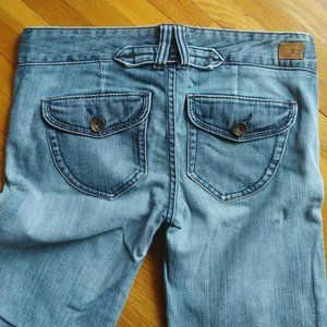 Back Strap Wide Leg X2 Jeans - very flattering!